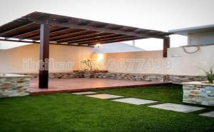 مظلات خشبية